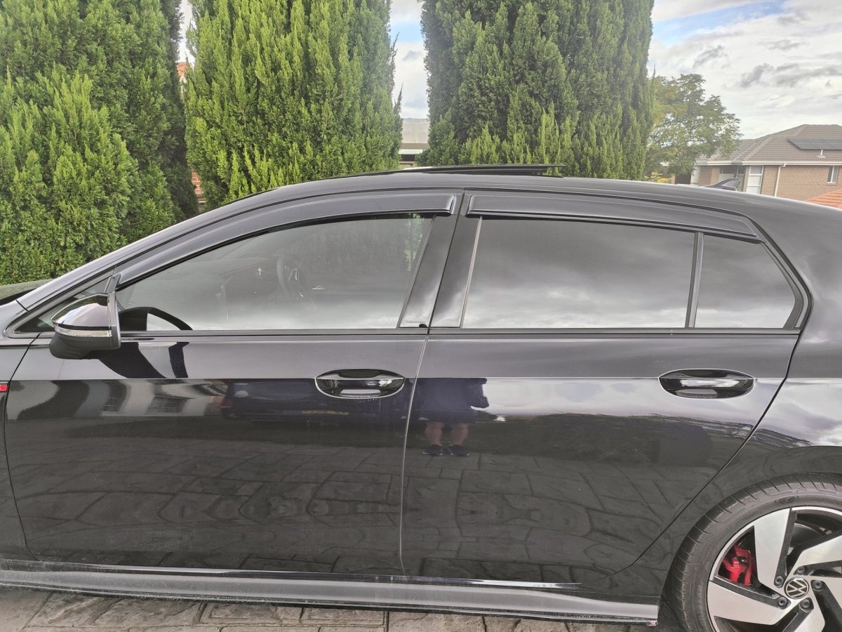 2021-2025 Volkswagen Golf TSI, GTI & R Mk8 All Models Window Visors | Weather Shields