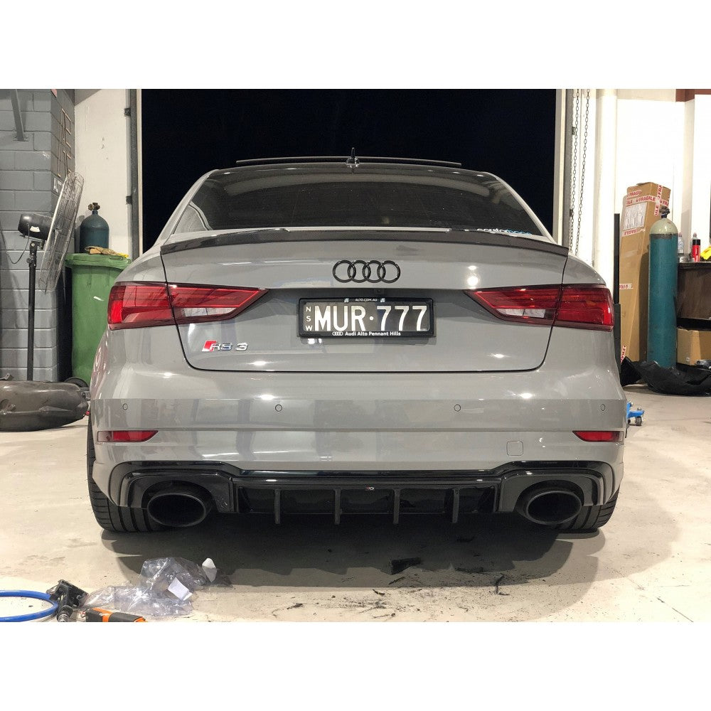 Maxton Design Audi RS3 8V Facelift Sedan Rear Diffuser