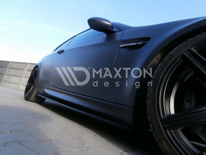 Maxton Design Front Splitter + Side Skirts BMW M3 E92 / E93 (Preface Model Fits M Performance Splitters)