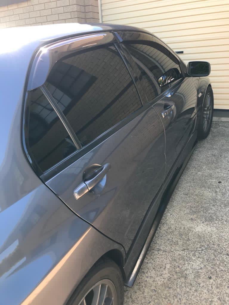 2003 - 2005 Mitsubishi Lancer Sedan Evo 8 Window Visors | Weather Shields