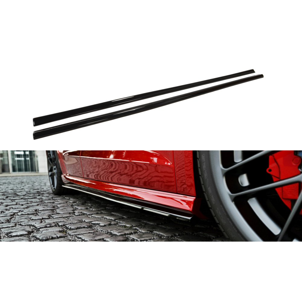 Maxton Design Side Skirts Audi S3 8V / A3 S-Line 8V Hatch Back