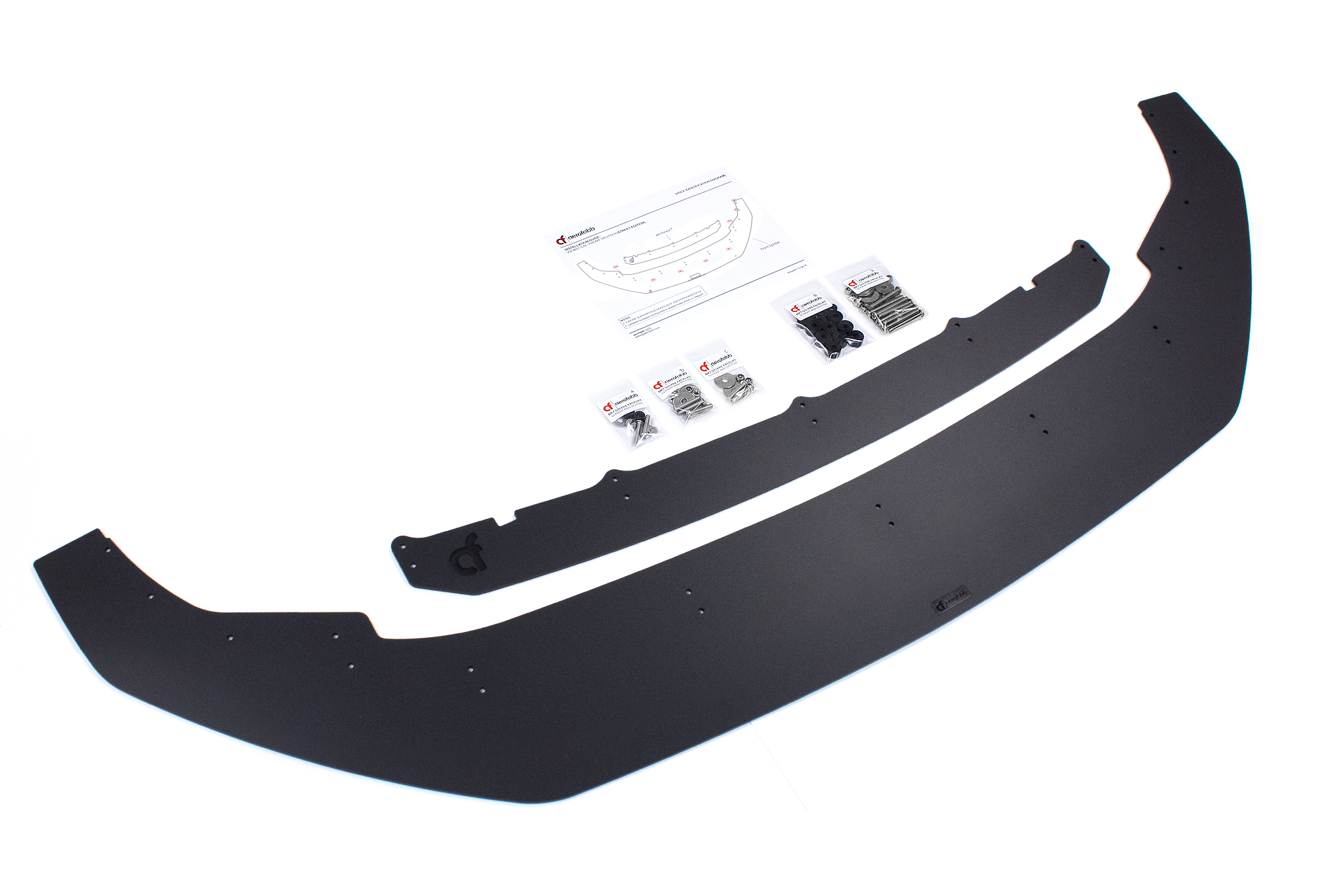 aerofabb V2 Front Splitter VW Golf Mk7.5 GTI (Facelift)