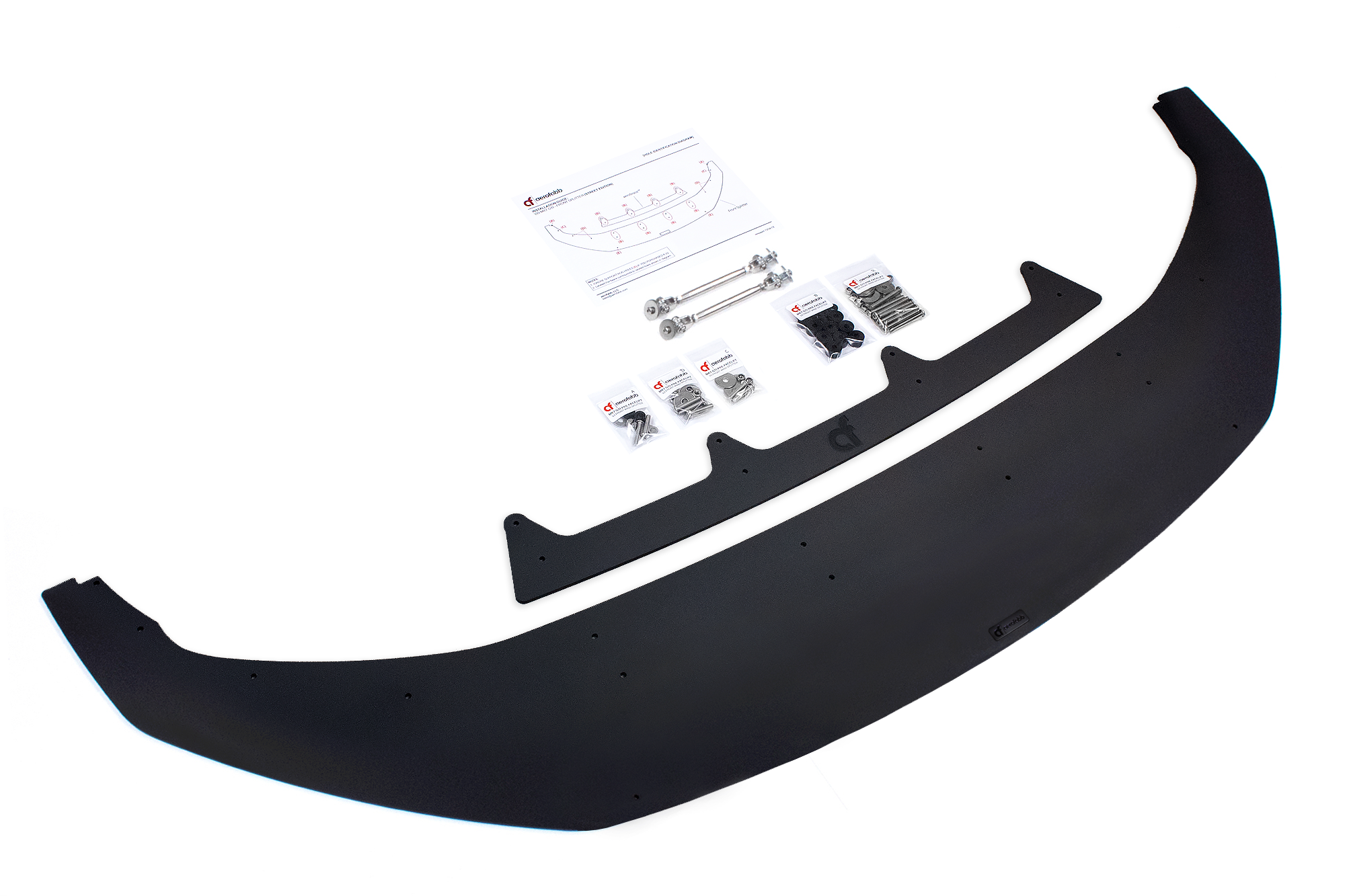 aerofabb V1 Front Splitter VW Golf Mk7 GTI (Prefacelift)