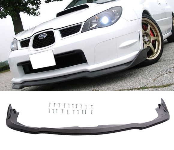 2006-2007 Hawkeye Subaru WRX STI CS2 Style Front Lip Polypropylene