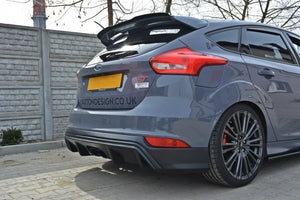 Maxton Design Front Ford Focus Mk 3 ST Rear Diffuser (Facelift)