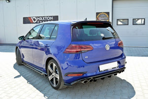 Maxton Design Rear Central Splitters VW Golf Mk7.5 R (Facelift)