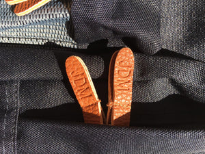 JDM Bag Backpack With Black Bride Racing Harness Strap & Brown Leather Bottom