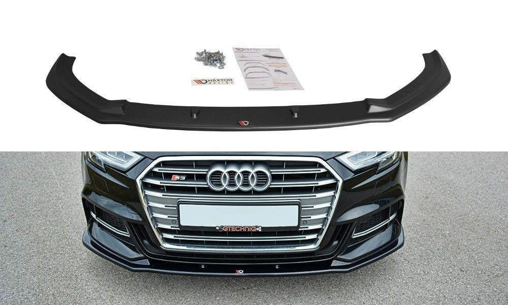 Maxton Design Front Splitter Audi S3 / A3 S-Line 8V FL V1