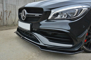 Maxton Design Front Splitter V.2 Mercedes CLA45 AMG C117 (Facelift) Front Lip