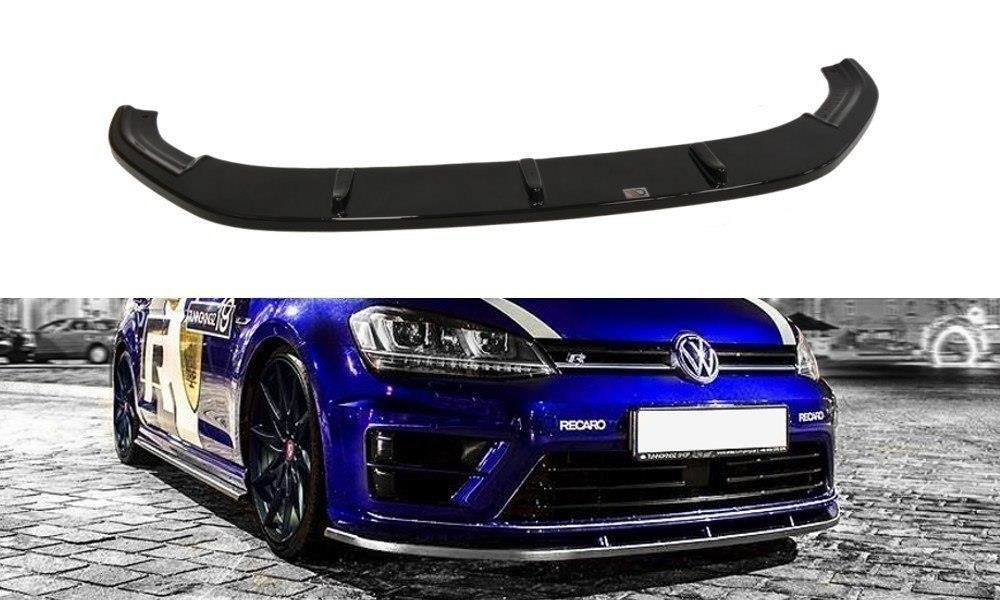 Maxton Design Front Splitter VW Golf Mk7 R Ver1 (Prefacelift) Front Lip