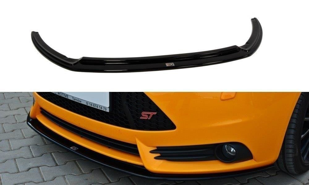 Maxton Design Front Ford Focus Mk 3 ST Prefacelift Front Splitter Lip