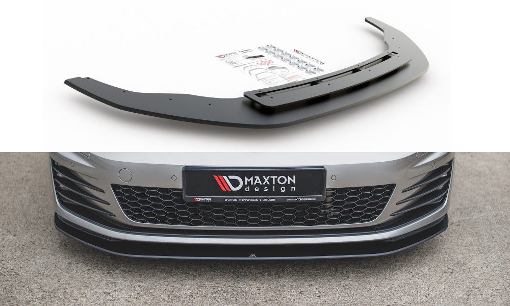 Maxton Design Racing Durability Front Splitter VW Golf MK7 GTI Front Lip