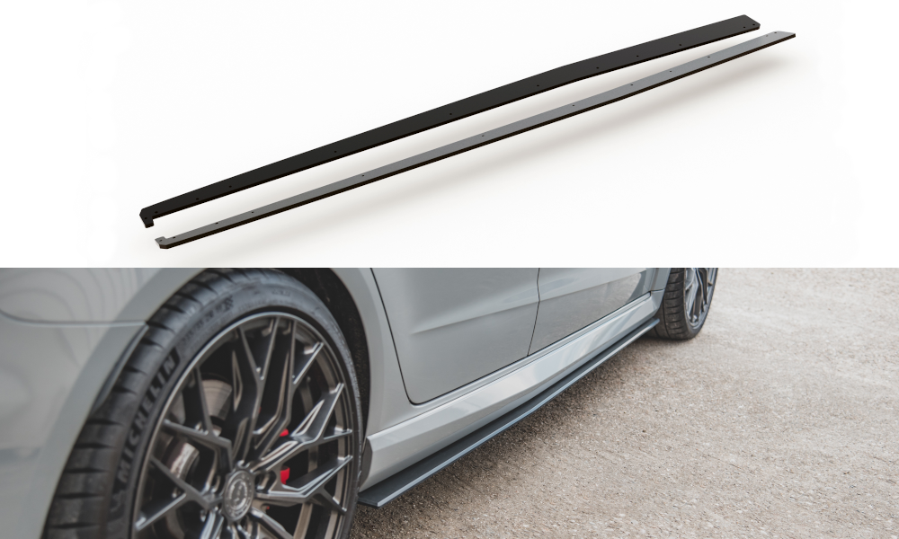 Maxton Design Racing Durability Side Skirts Audi RS3 8VA Sportback