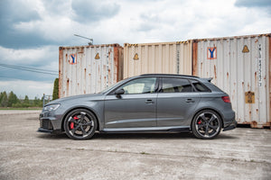 Maxton Design Racing Durability Side Skirts + Flaps Audi RS3 8VA Sportback