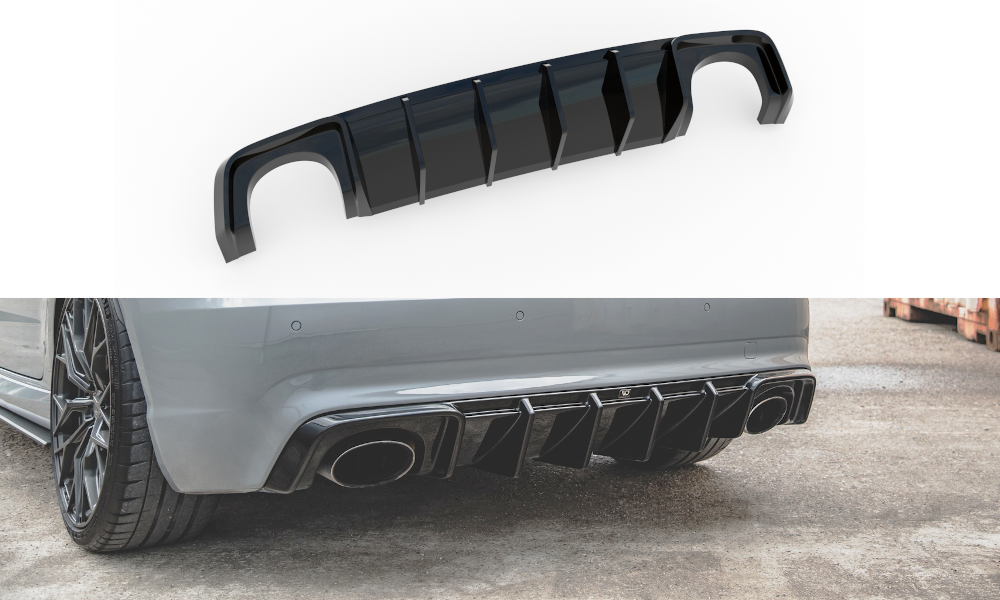 Maxton Design Rear Diffuser v2 Valance Audi RS3 8VA Sportback