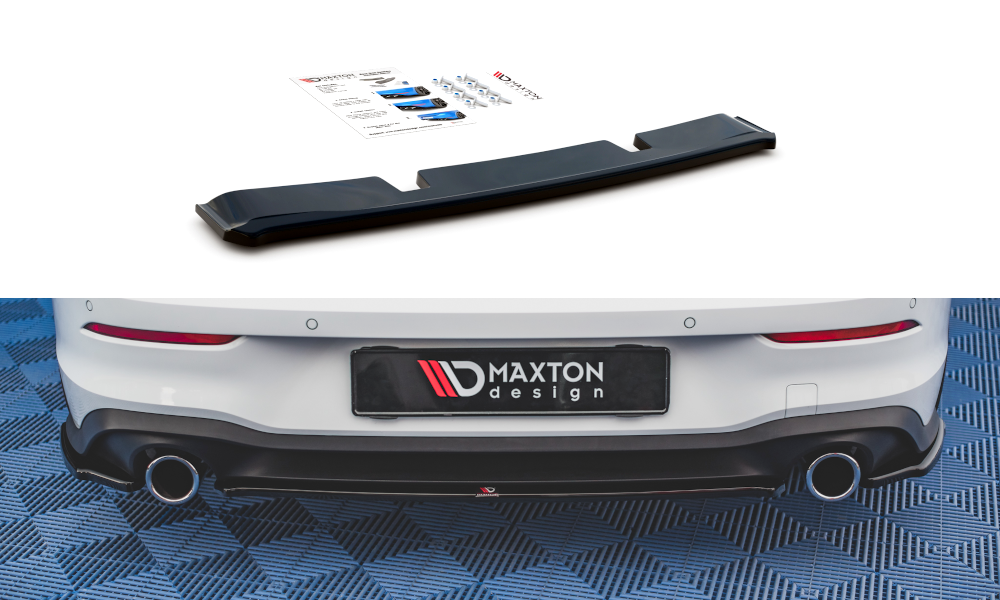 Maxton Design Central Rear Splitter VW Golf Mk8 GTI