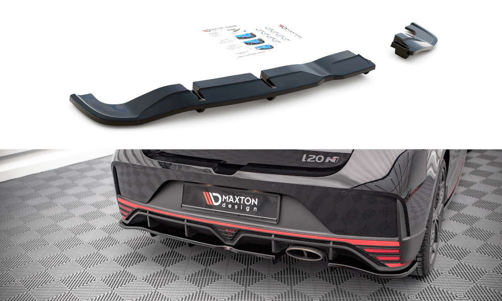 Maxton Design Hyundai i20 N Mk3 Central Rear Splitter