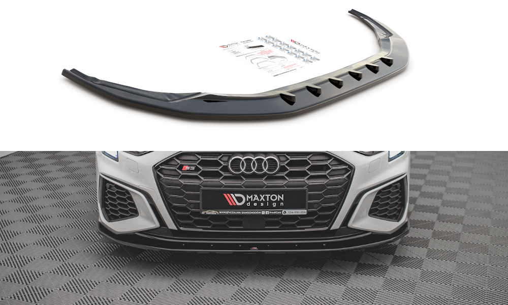 Maxton Design Front Splitter V.1 Audi S3 8Y / A3 S-Line 8Y