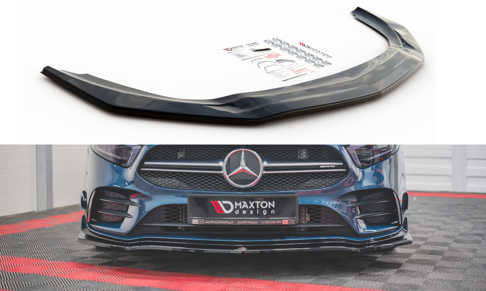 Maxton Design Front Splitter V.1 Mercedes A35 W177 Aero AMG Front Lip