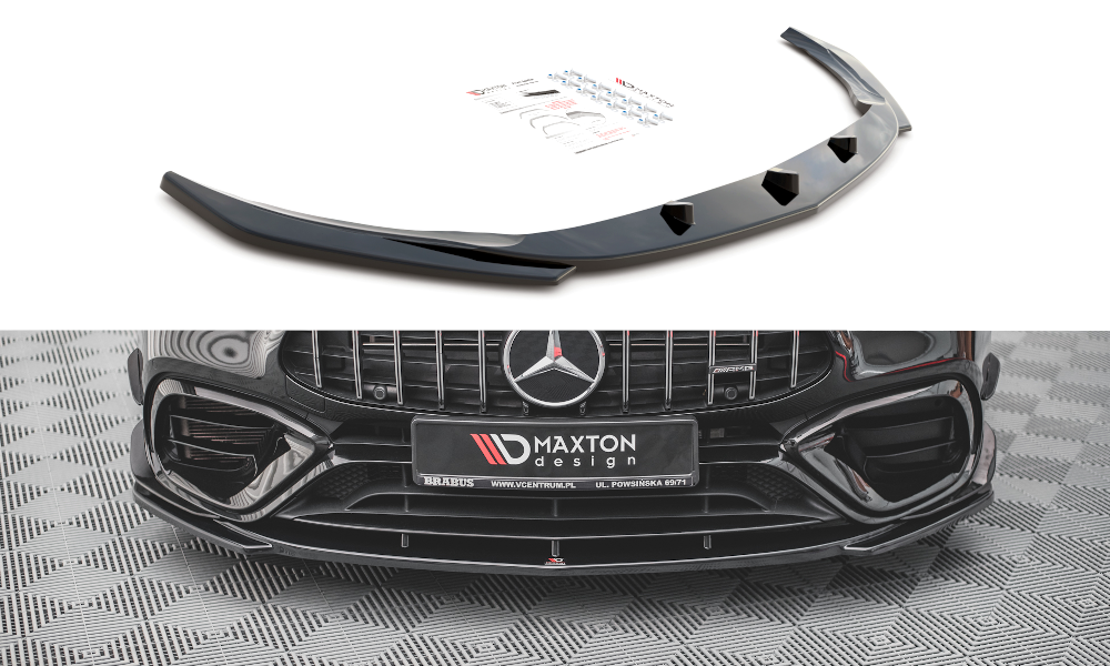 Maxton Design Mercedes CLA 45 AERO C118 Front Splitter V.1