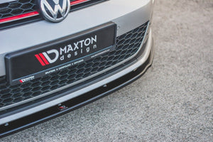 Maxton Design Front Splitter V.1 VW Golf Mk7 GTI (Prefacelift) Front Lip