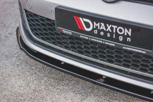 Maxton Design Front Splitter V.1 VW Golf Mk7 GTI (Prefacelift) Front Lip