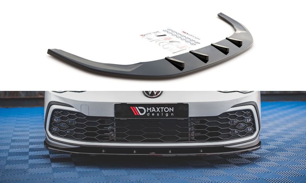 Maxton Design Front Splitter V.1 VW Golf Mk8 GTI Front Lip