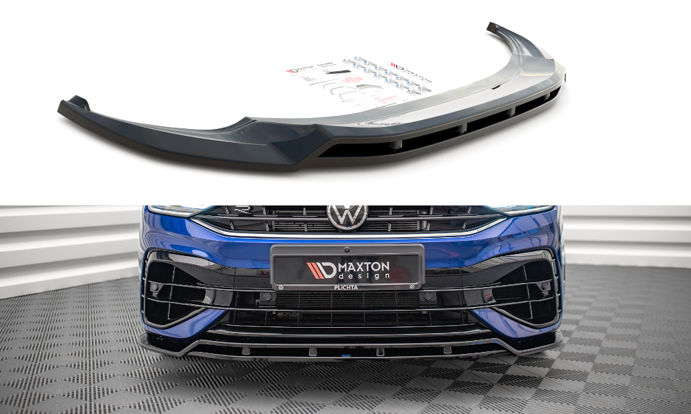 Maxton Design VW Tiguan Mk2 R / R-Line Facelift Front Splitter Lip V.1