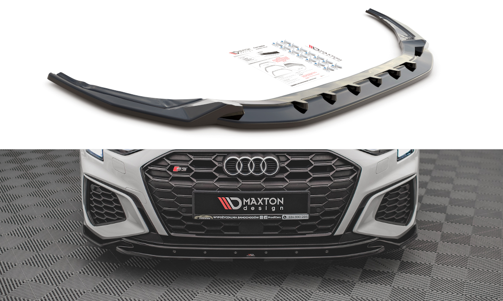 Maxton Design Front Splitter V.2 Audi S3 8Y / A3 S-Line 8Y