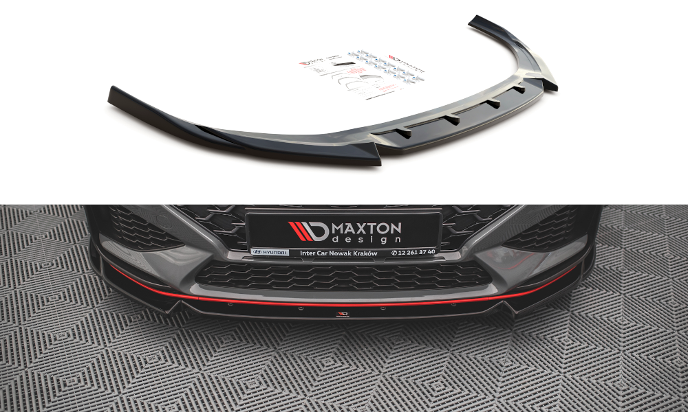 Maxton Design Hyundai i30 N Mk3.5 FACELIFT Front Splitter V.2