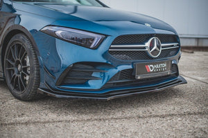 Maxton Design Front Splitter V.2 Mercedes A35 W177 Aero AMG Front Lip