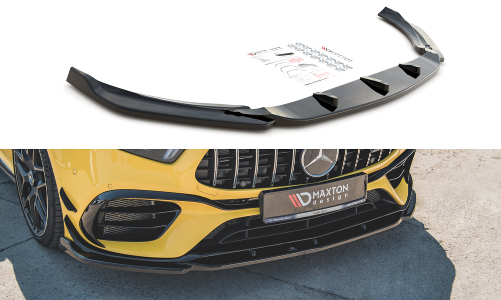 Maxton Design Front Splitter V.2 Mercedes A45S W177 AMG Front Lip