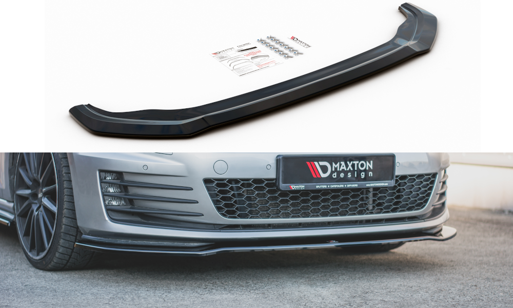 Maxton Design Front Splitter V.2 VW Golf Mk7 GTI (Prefacelift) Front Lip