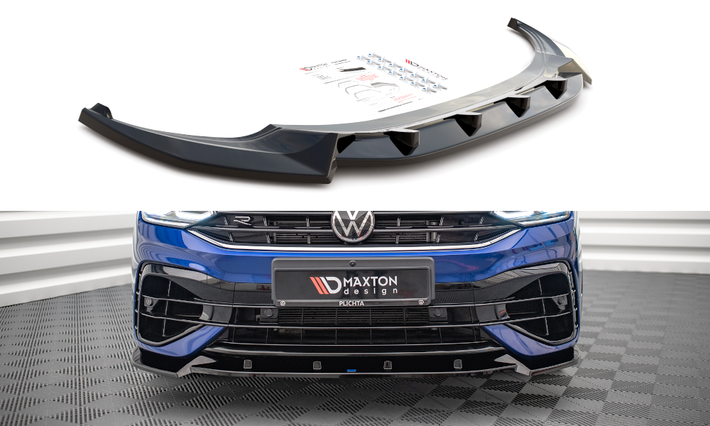 Maxton Design VW Tiguan MK2 R / R-Line Facelift Front Splitter Lip V.2