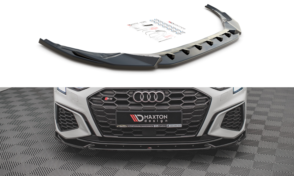 Maxton Design Front Splitter V.3 Audi S3 8Y / A3 S-Line 8Y