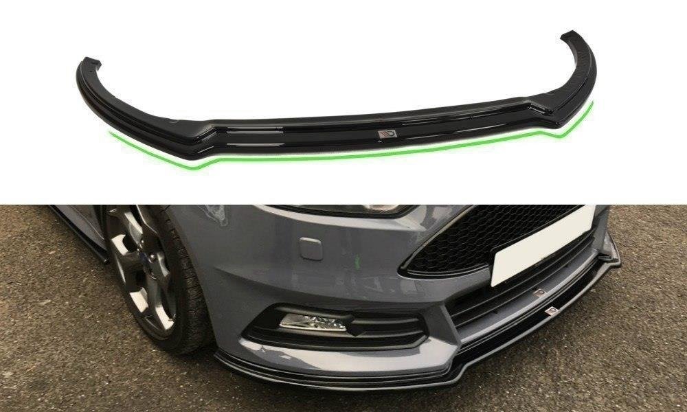 Maxton Design Front Ford Focus Mk 3 ST Front Splitter Lip (Facelift)