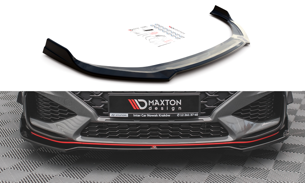 Maxton Design Hyundai i30 N Mk3.5 FACELIFT Front Splitter V.3