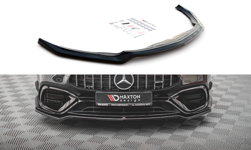 Maxton Design Mercedes CLA 45 AERO C118 Front Splitter V.3