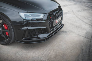 Maxton Design Audi RS3 Facelift Front Splitter Lip V4