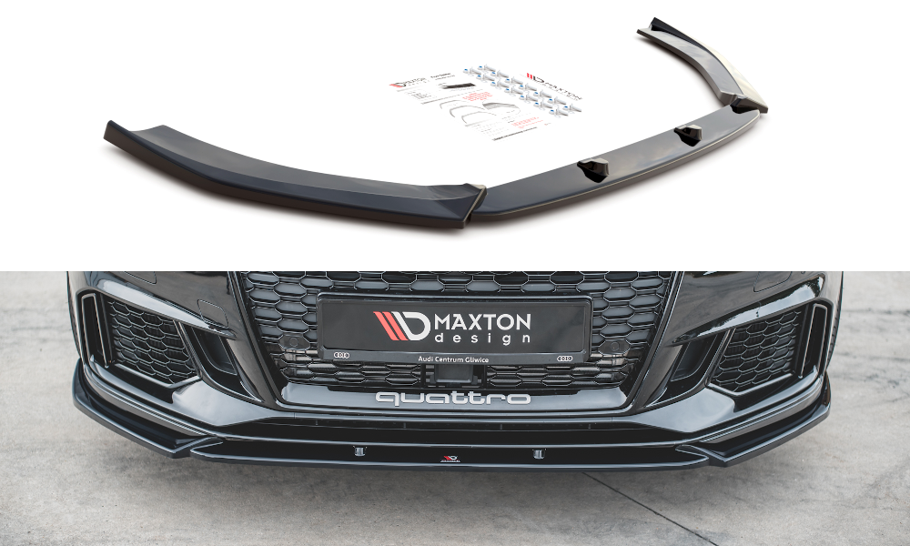 Maxton Design Audi RS3 Facelift Front Splitter Lip V4