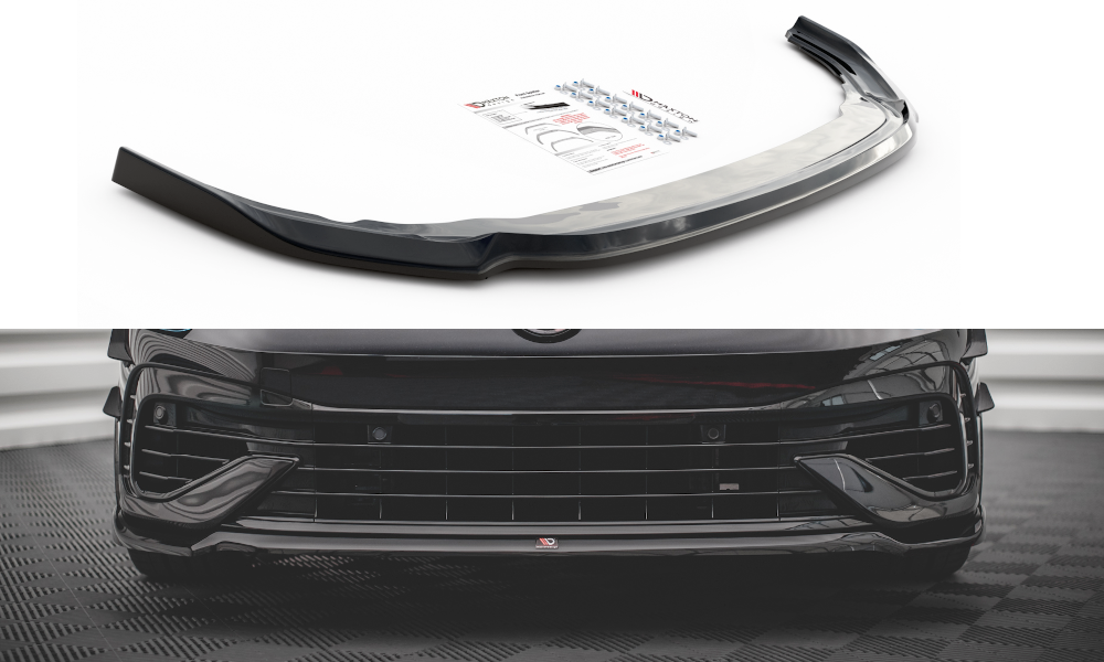 Maxton Design Front Splitter V.6 VW Golf Mk8 R Front Lip