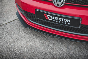 Maxton Design Racing Durability Front Splitter VW Golf MK6 GTI Front Lip