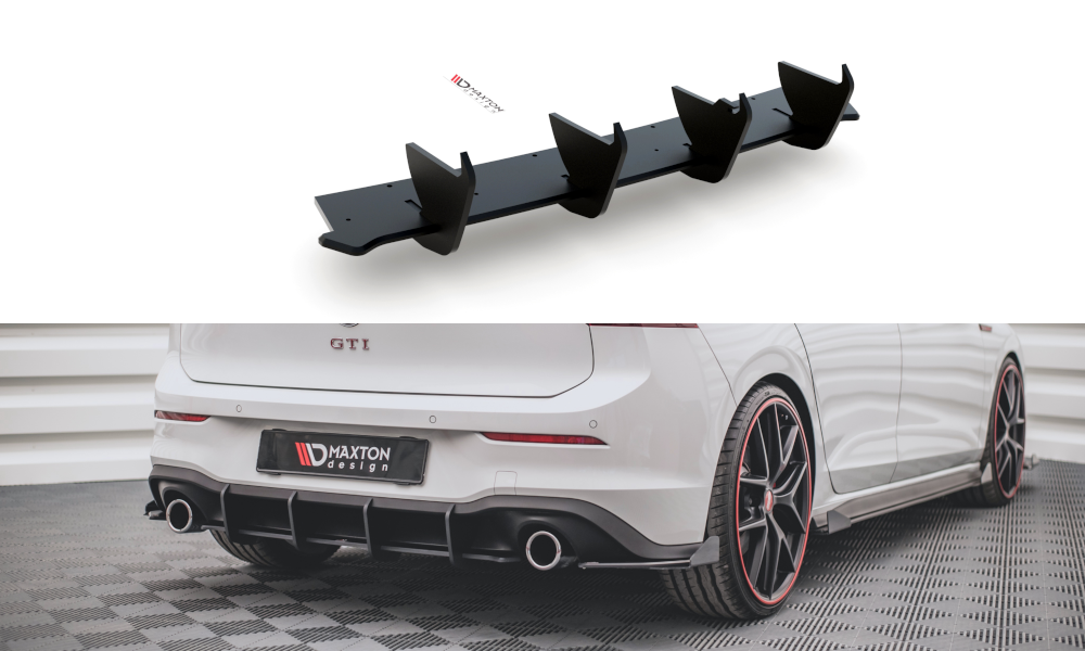 Maxton Design Racing Durability Rear Diffuser V.1 VW Golf Mk8 GTI