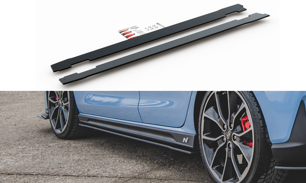 Maxton Design Racing Durability Side Skirts Hyundai I30 N MK3 Hatchback / Fastback