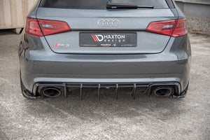 Maxton Design Rear Side Splitters v2 Audi RS3 8VA Sportback