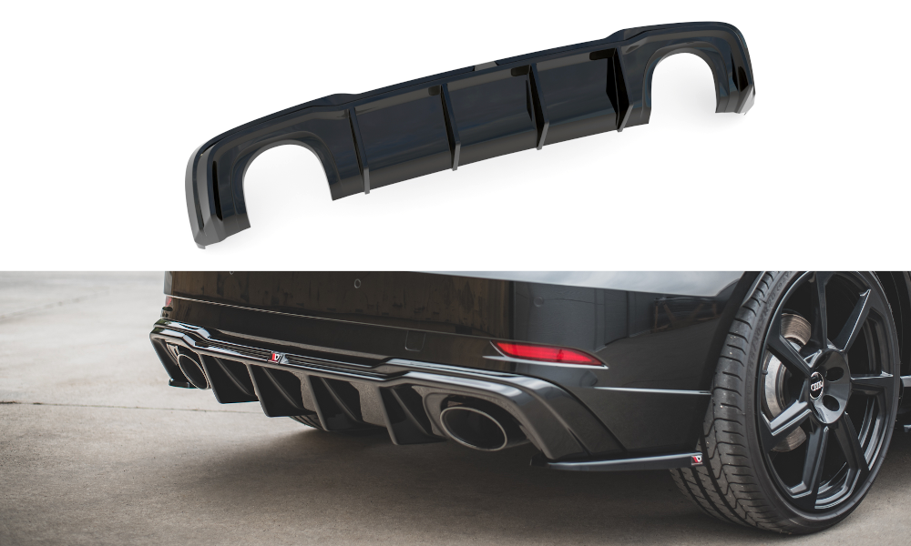 Maxton Design Audi RS3 8V Facelift Hatch Back Rear Valance v2