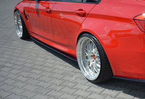 Maxton Design BMW M3 F80 Front Splitter Lip + Side Skirts + Rear Sides Splitter
