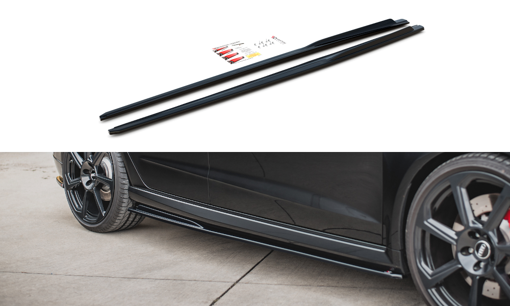 Maxton Design Audi RS3 8V Facelift Hatch Back Side Skirt V2