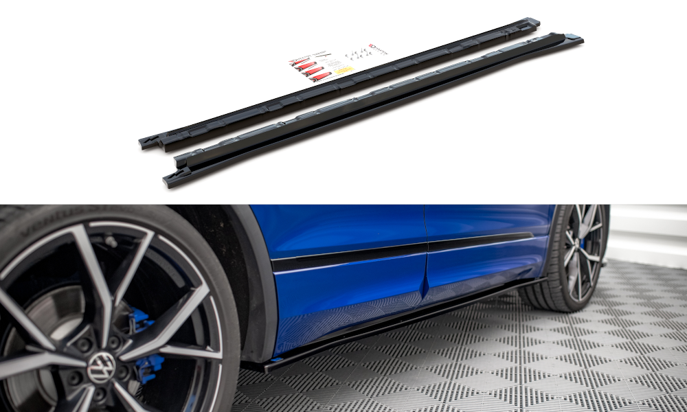 Maxton Design VW Tiguan Mk2 R / R-Line Facelift Side Skirts