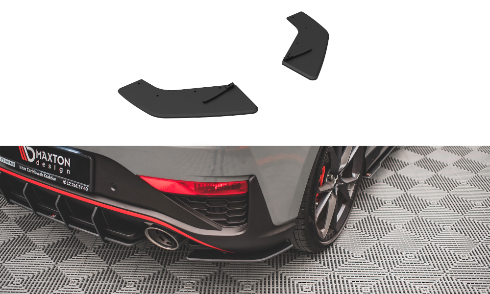 Maxton Design Racing Durability Rear Side Splitters Hyundai I30 N MK3.5 Facelift Hatchback